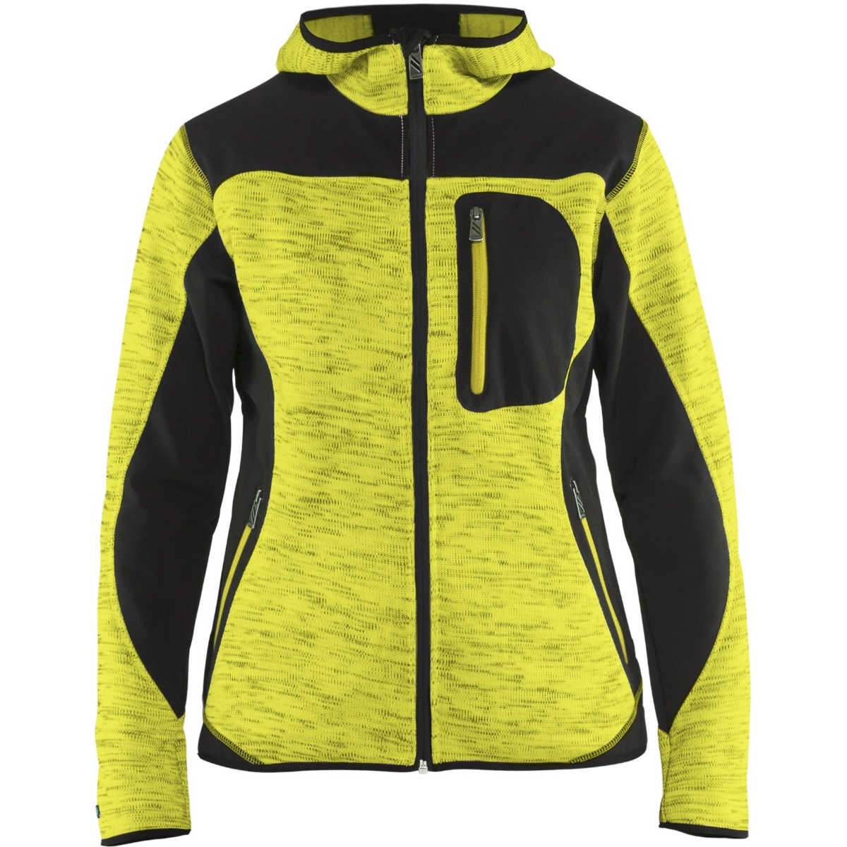 Dame Strikket Jakke Med Softshell
