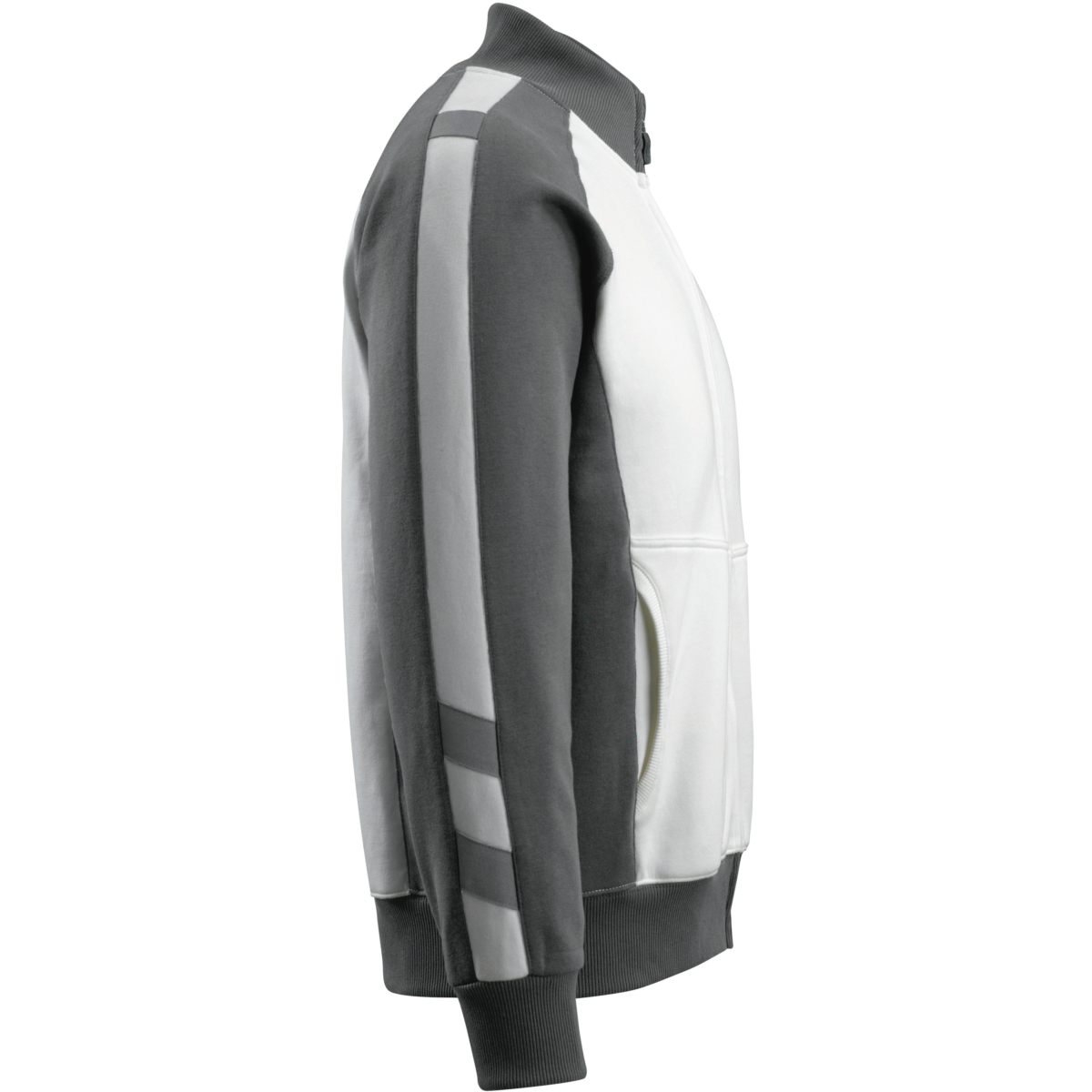 Sweatshirt med lynlås