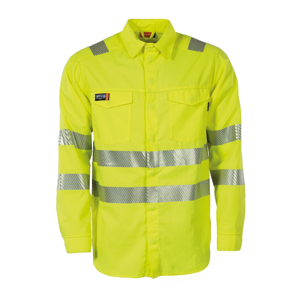 Flammehæmmende hi-vis skjorte