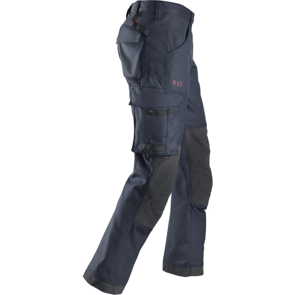 Flammehæmmende arbejdsbukser med ens lårlommer