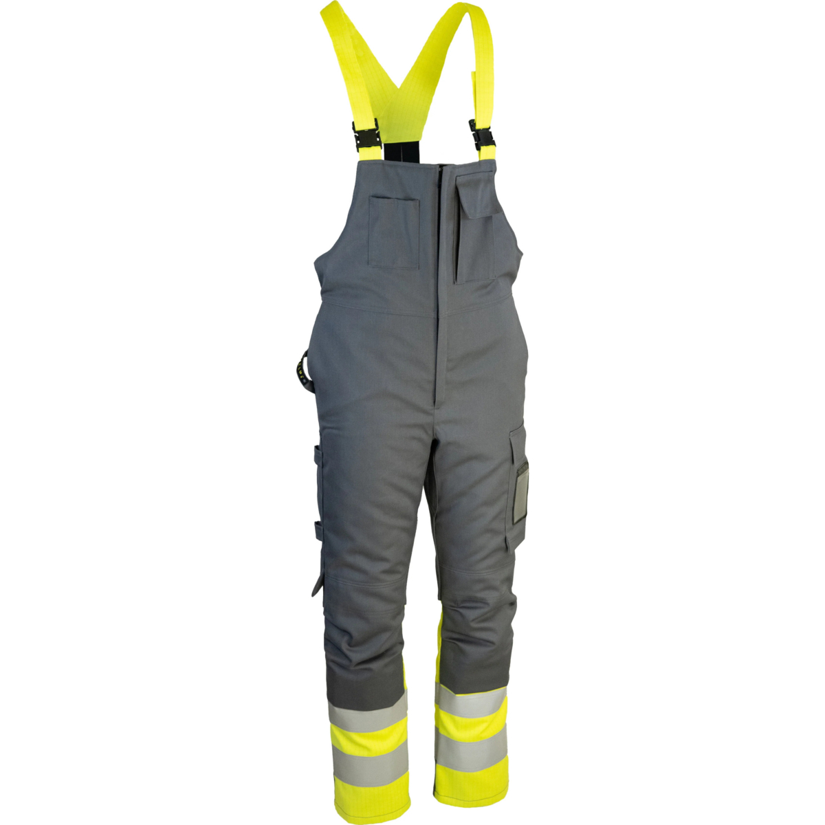 6445 Flerfarvet vinterjumpsuit