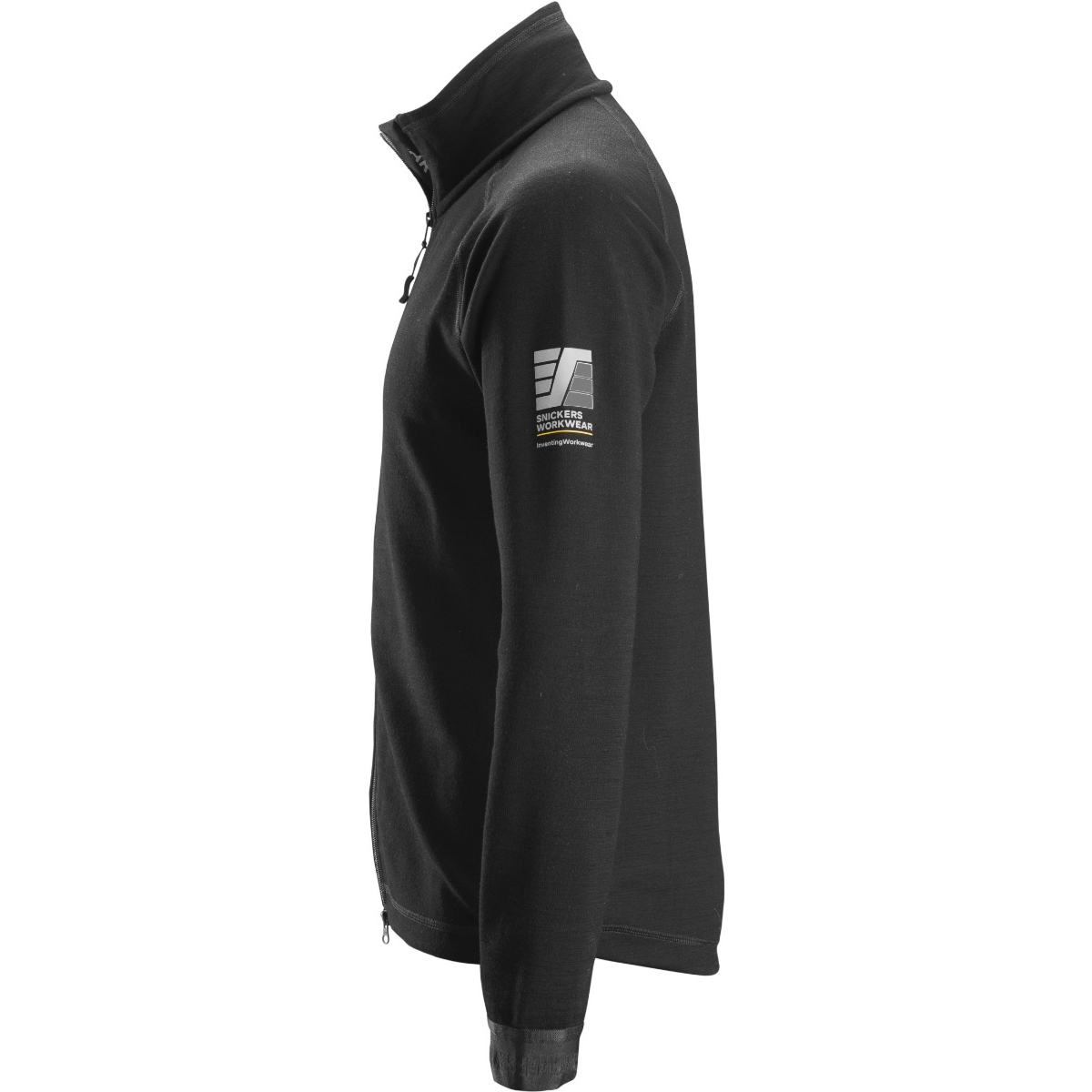 Mellemlagsjakke i uld med lynlås