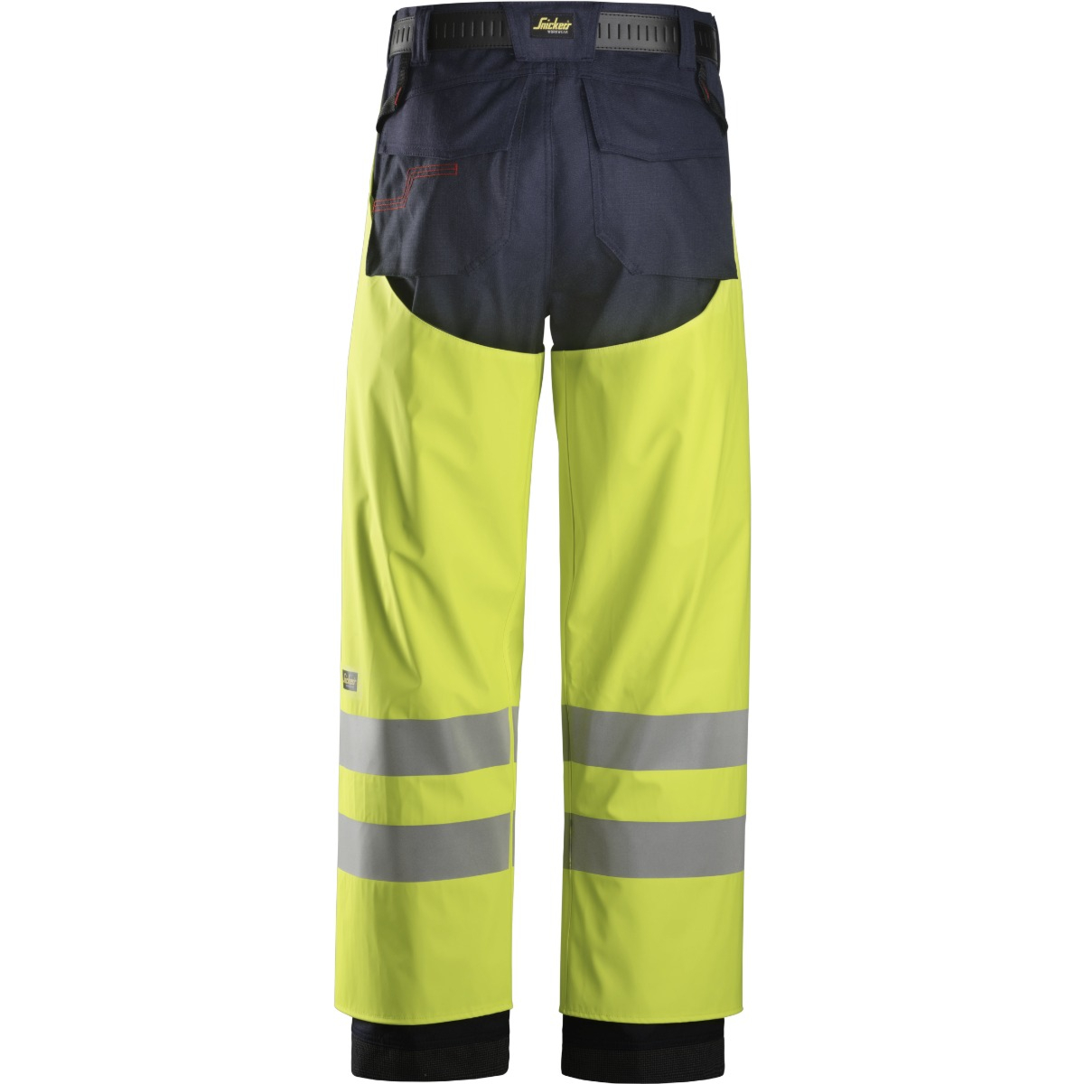 Flammehæmmende High-Vis overtræksregnbukser PU, klasse 2