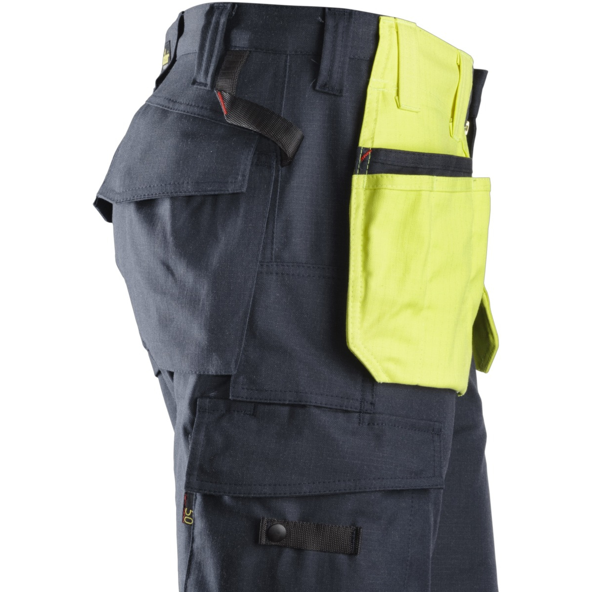 Flammehæmmende hylsterlommer til påsyning