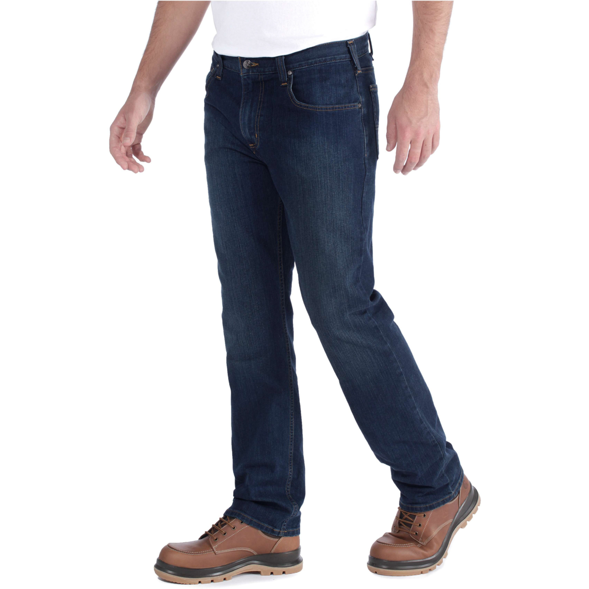 Robust flex® slim fit 5-lommers tilspidset jean