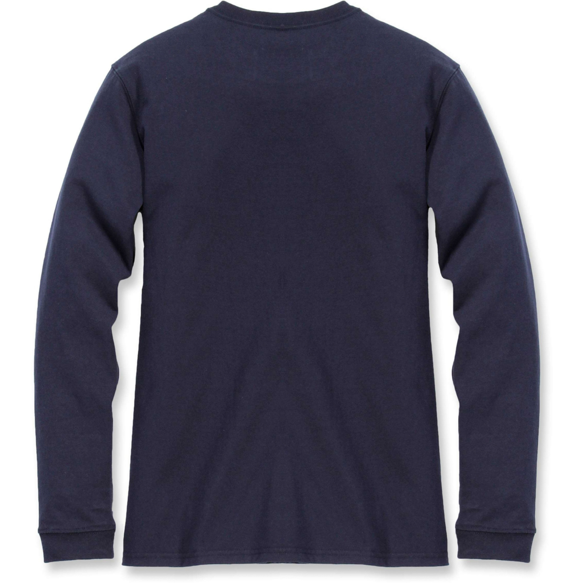 Loose fit tungvægts langærmet lomme t-shirt