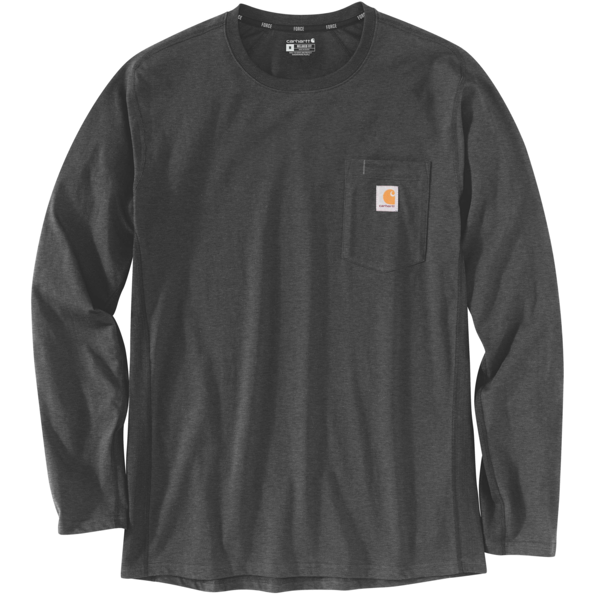 Force® afslappet pasform mellemvægts-t-shirt med langærmet lomme