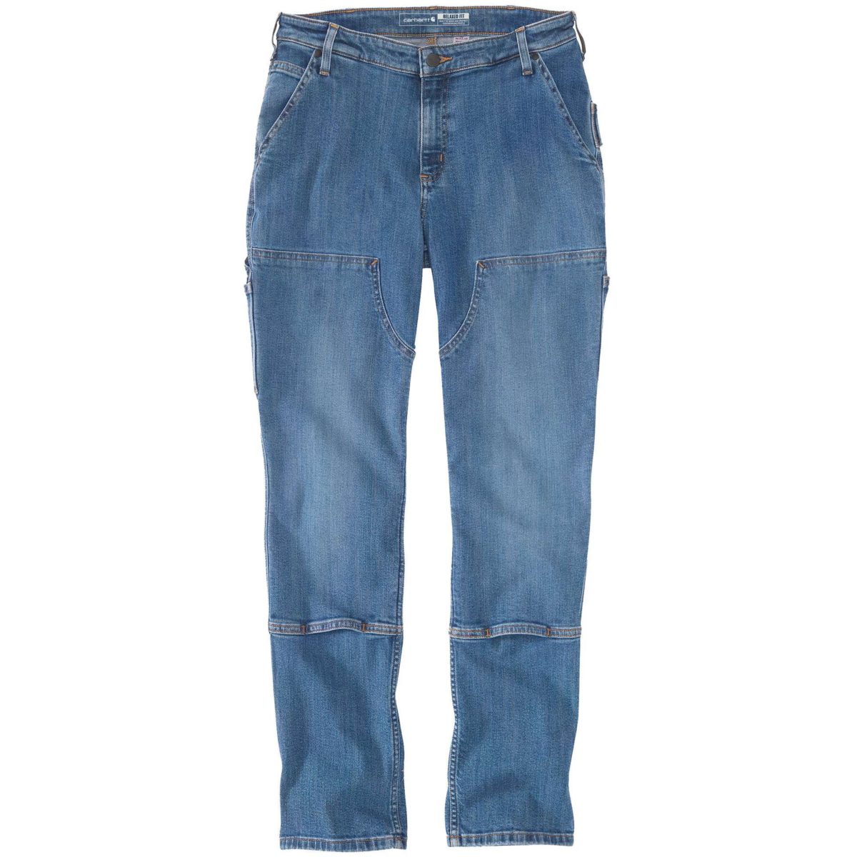 Robust flex® afslappet pasform dobbelt front lige jean