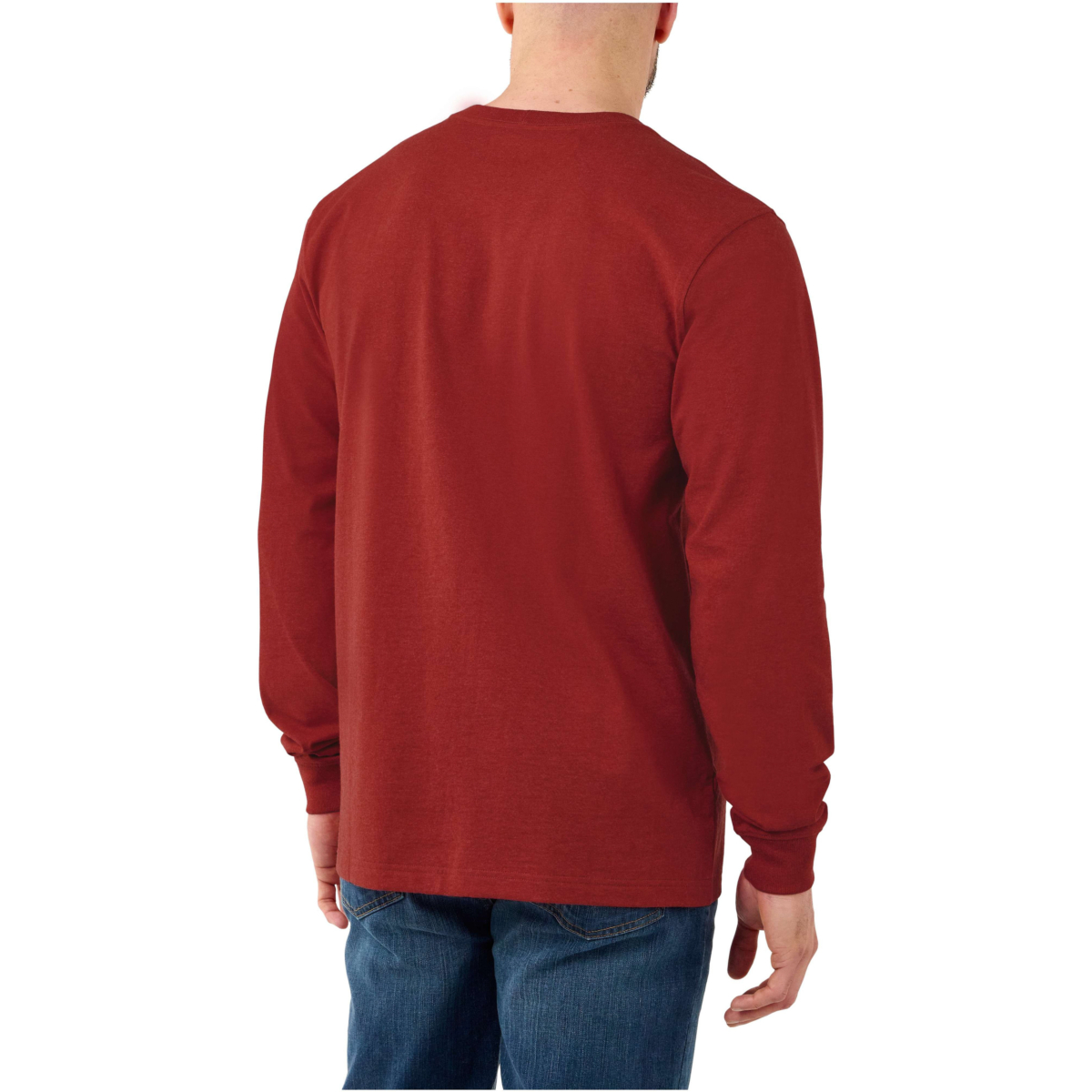 Afslappet pasform, tung, langærmet grafisk t-shirt med logoærmer