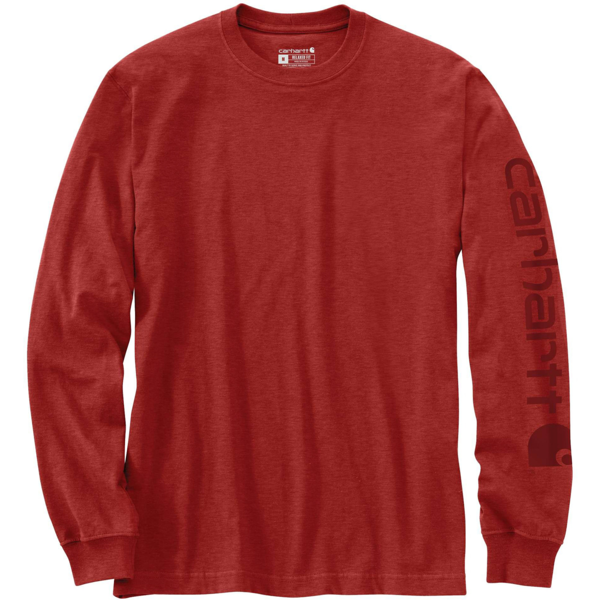Afslappet pasform, tung, langærmet grafisk t-shirt med logoærmer