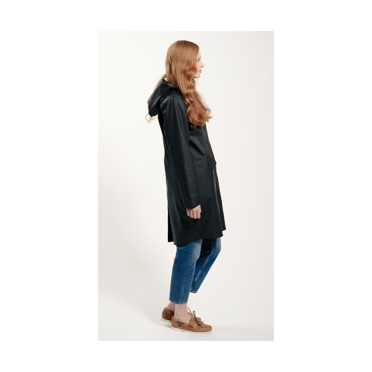 Sort Fårö frakke 460