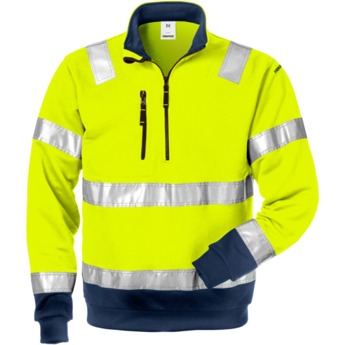 Hi Vis lynlås Sweatshirt kl.3 728