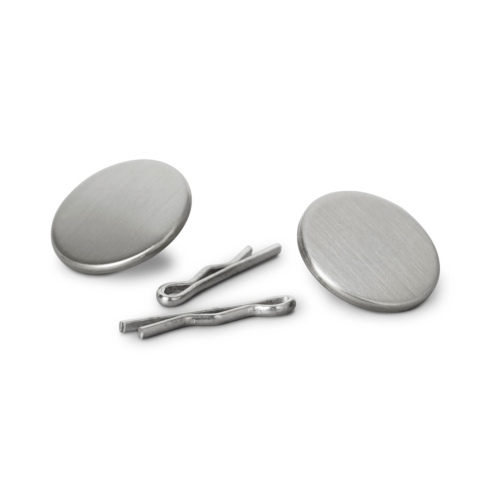 Metalknapper med clips