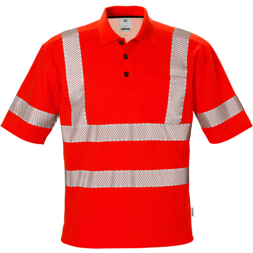 Hi Vis Poloshirt kl.3 7406