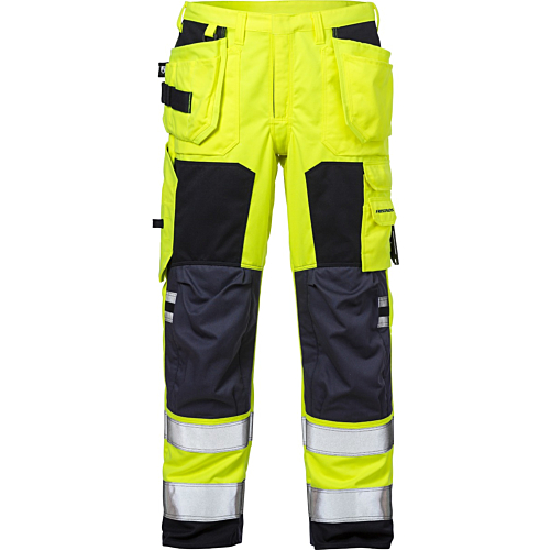 Flamestat Hi Vis håndværkerbukser kl.2 2075