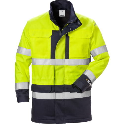 Flame hi vis vinter parka jakke kl 3 4589