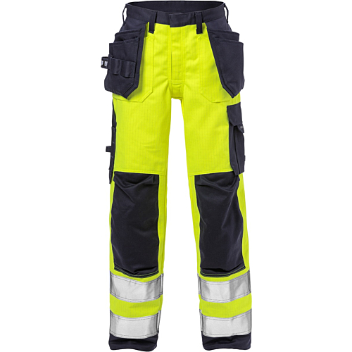 Flame Hi Vis håndværker bukser dame kl.2 2589