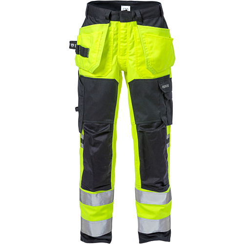 Flamestat highvis stretch håndværkerbukser klasse 2 2167 ATHF