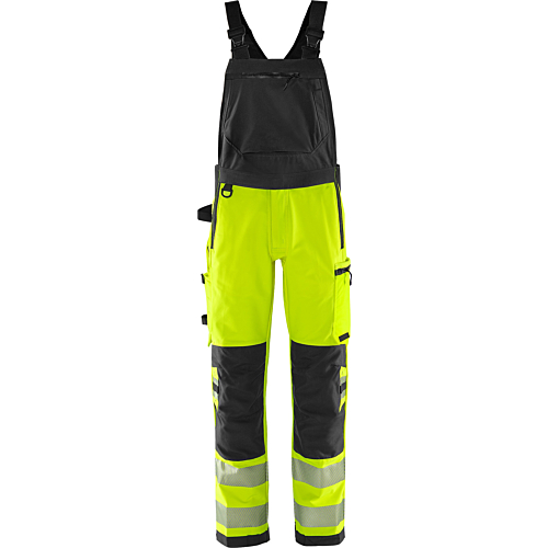 High vis Green stretch bib'n'brace klasse 2 1031 GSTP
