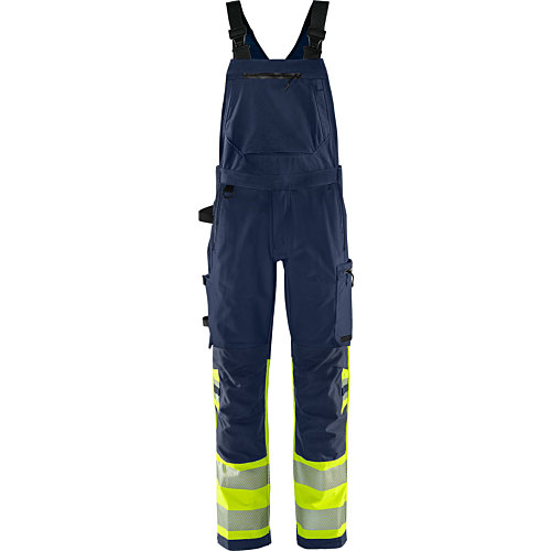 High vis Green stretch bib'n'brace klasse 1 1032 GSTP