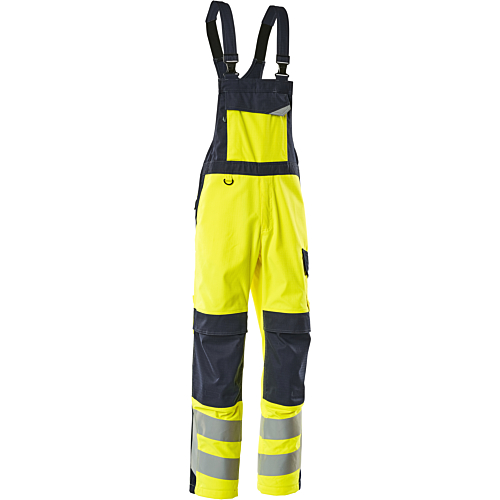 Hängselbyxor med knäfickor