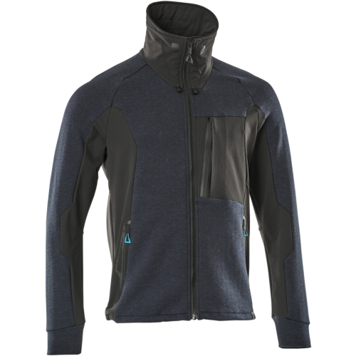 Sweatshirt med lynlås