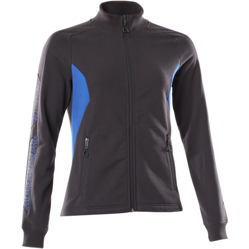 Sweatshirt med lynlås