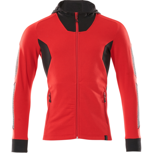 Hættetrøje med lynlås