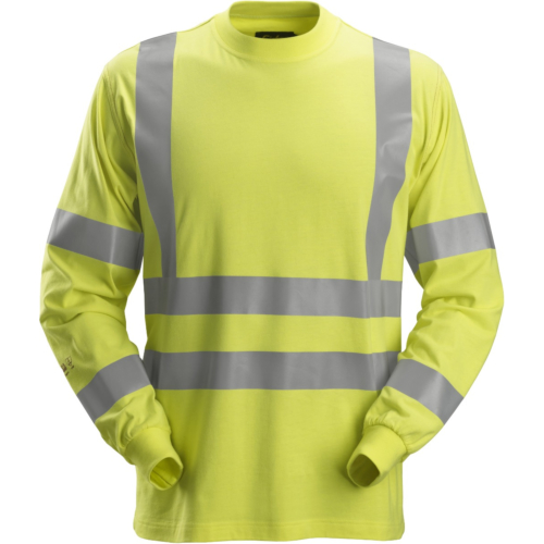 Flammehæmmende High-Vis langærmet T-shirt, klasse 3