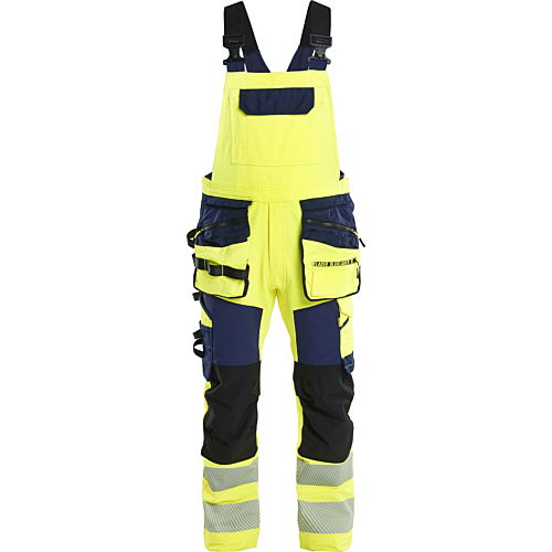 Hi-Vis bib overalls 4-vejs stretch