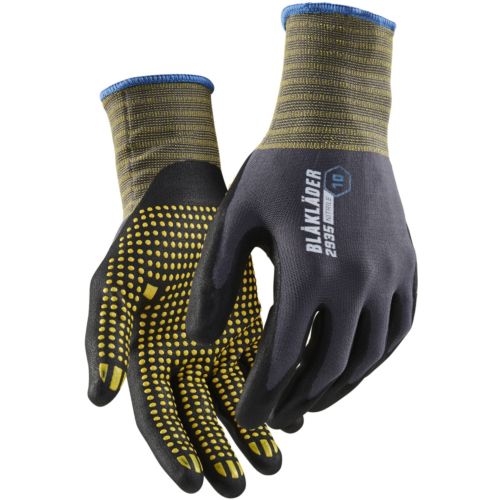 Nitrildypede Arbejdshandsker med prikgreb