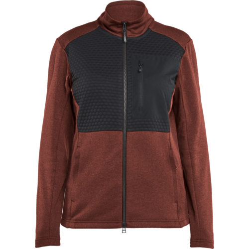 Dame sweatshirt fuld lynlås