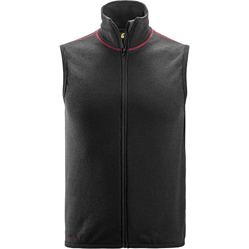 Flammehæmmende vest i uldfrotté