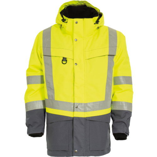 Hi-vis vinterparka