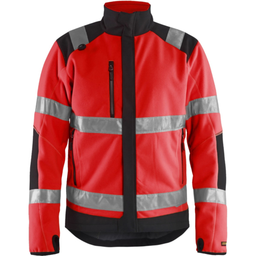 High Vis vindtæt fleecejakke