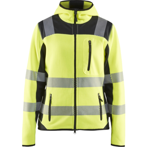 Dame High Vis Strikket Softshell Jakke