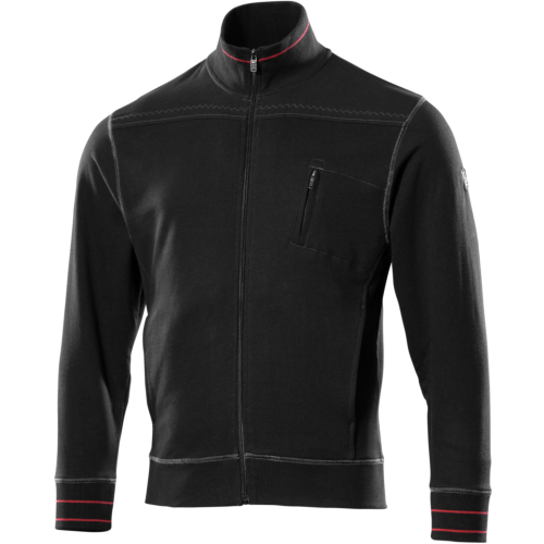 Sweatshirt med lynlås