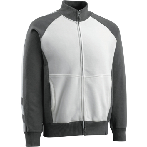 Sweatshirt med lynlås