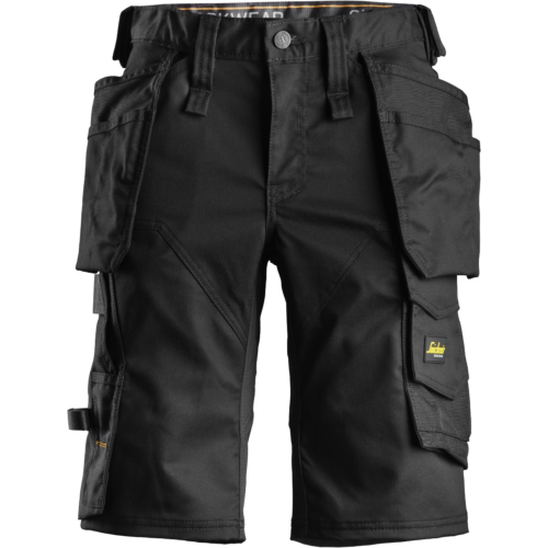 AllroundWork, stretch dameshorts med hylsterlommer