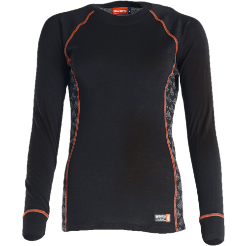 Flammehæmmende dame t-shirt lange ærmer