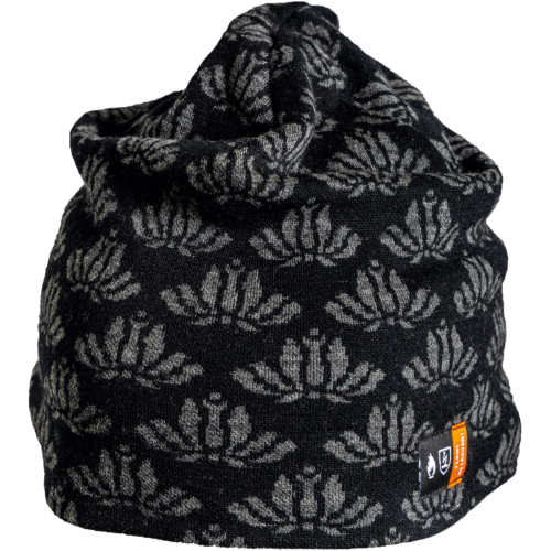 Flammehæmmende hue i uld