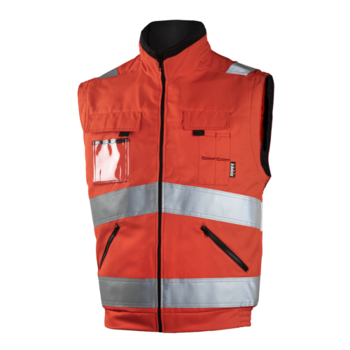 Hv-rød sikkerhedsvest 6740LU