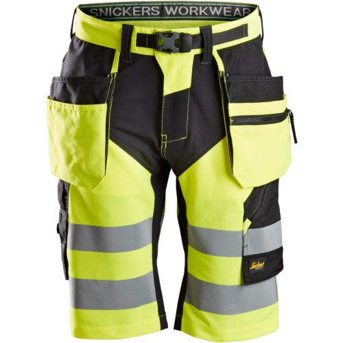High-Vis shorts+ med hylsterlommer, klasse 1