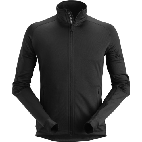 Polartec® Power Stretch® 2.0 jakke i stretchfleece med lynlås