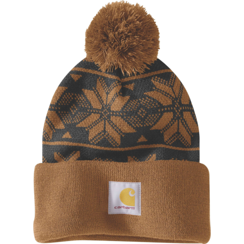 Strik Pom Jacquard Beanie