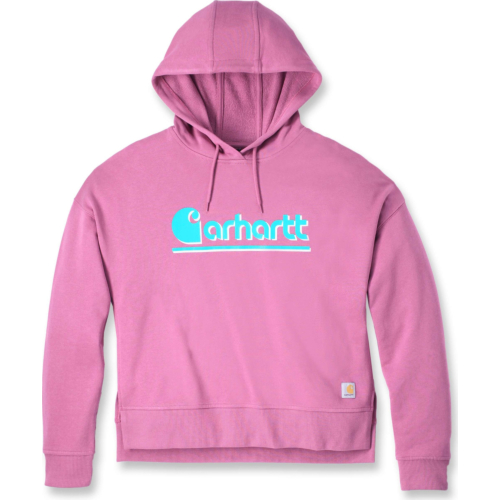 Tencel™ Fiber Series Loose Fit Grafisk hættetrøje efterår